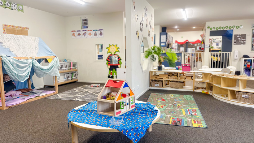 The preschool room at Active Explorers in Rolleston