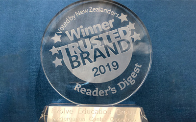 Evolve most trusted brand winner for childcare