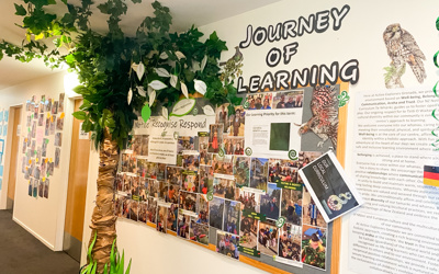 Hallway at Active Explorers Grenada preschool in Wellington
