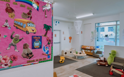 nursery at Active Explorers Central Park preschool in Greenlane