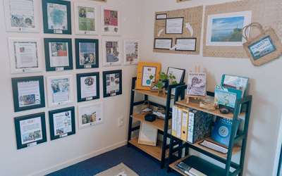 Office foyer area at Active Explorers early learning centre in Rolleston