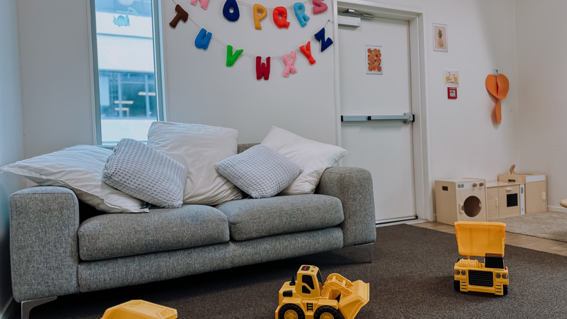 nursery at Active Explorers Central Park preschool in Greenlane