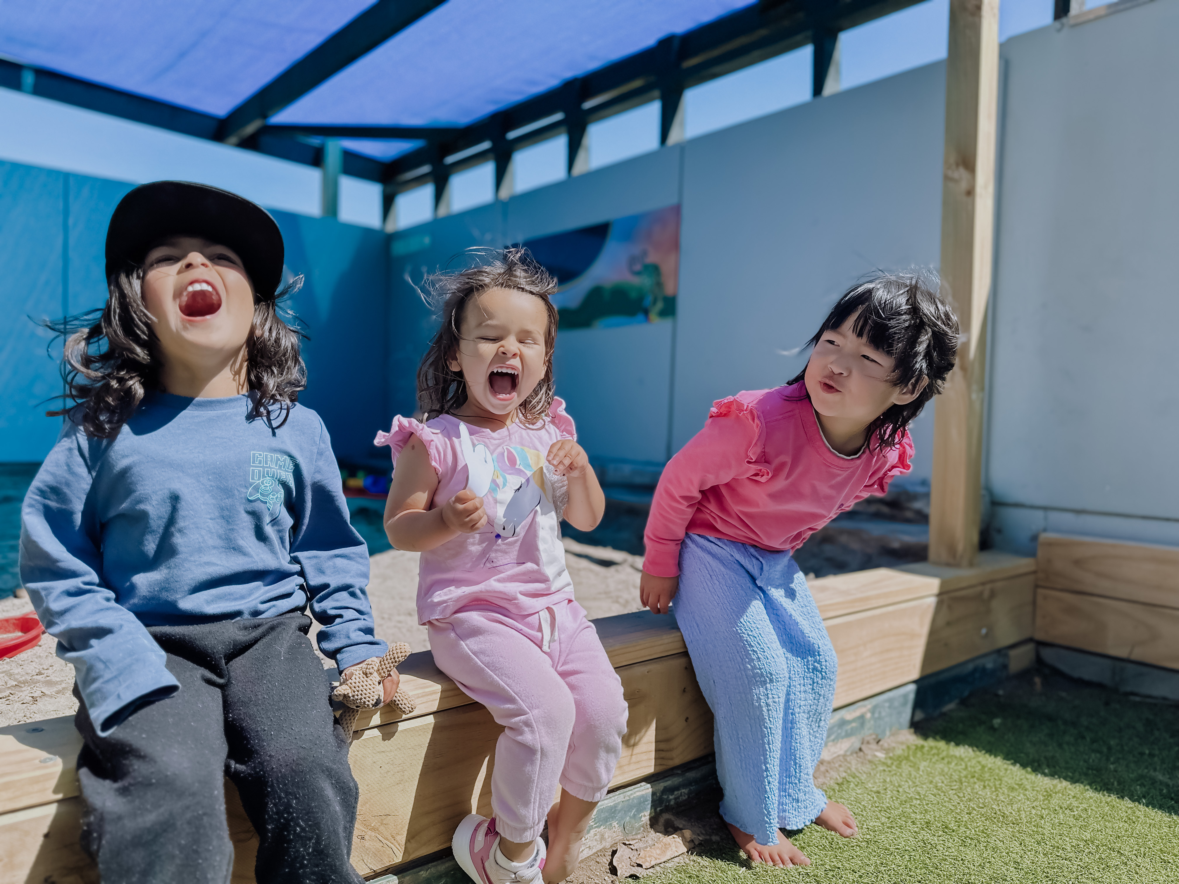 Children Laughing Active Explorers Kaiwharawhara preschool in Wellington