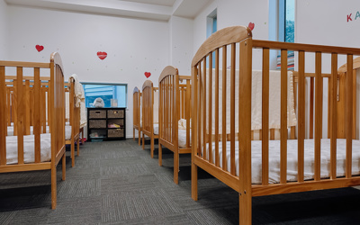 sleeproom in nursery at Active Explorers Central Park childcare in Greenlane