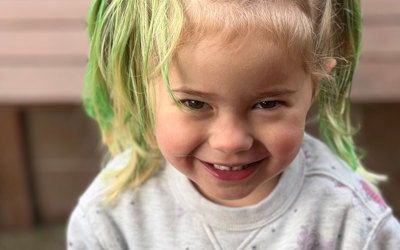 Wacky Hair Day 6