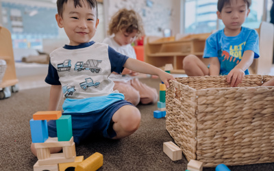 Learning space at Active Explorers Central Park preschool in Greenlane