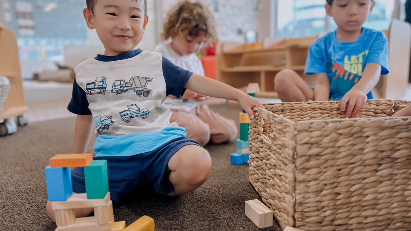 Learning space at Active Explorers Central Park preschool in Greenlane